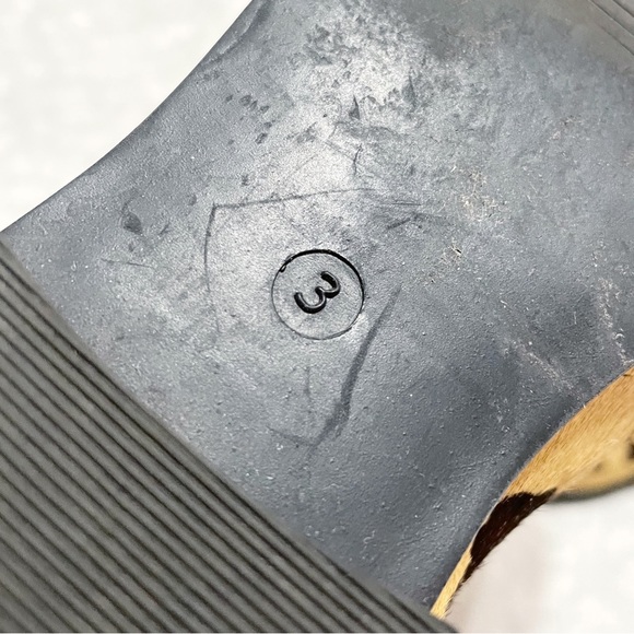 ASOS Leopard Bootie Atom Leather Chelsea Boot Calf Hair Animal Print Slip-On 5 - Picture 11 of 13